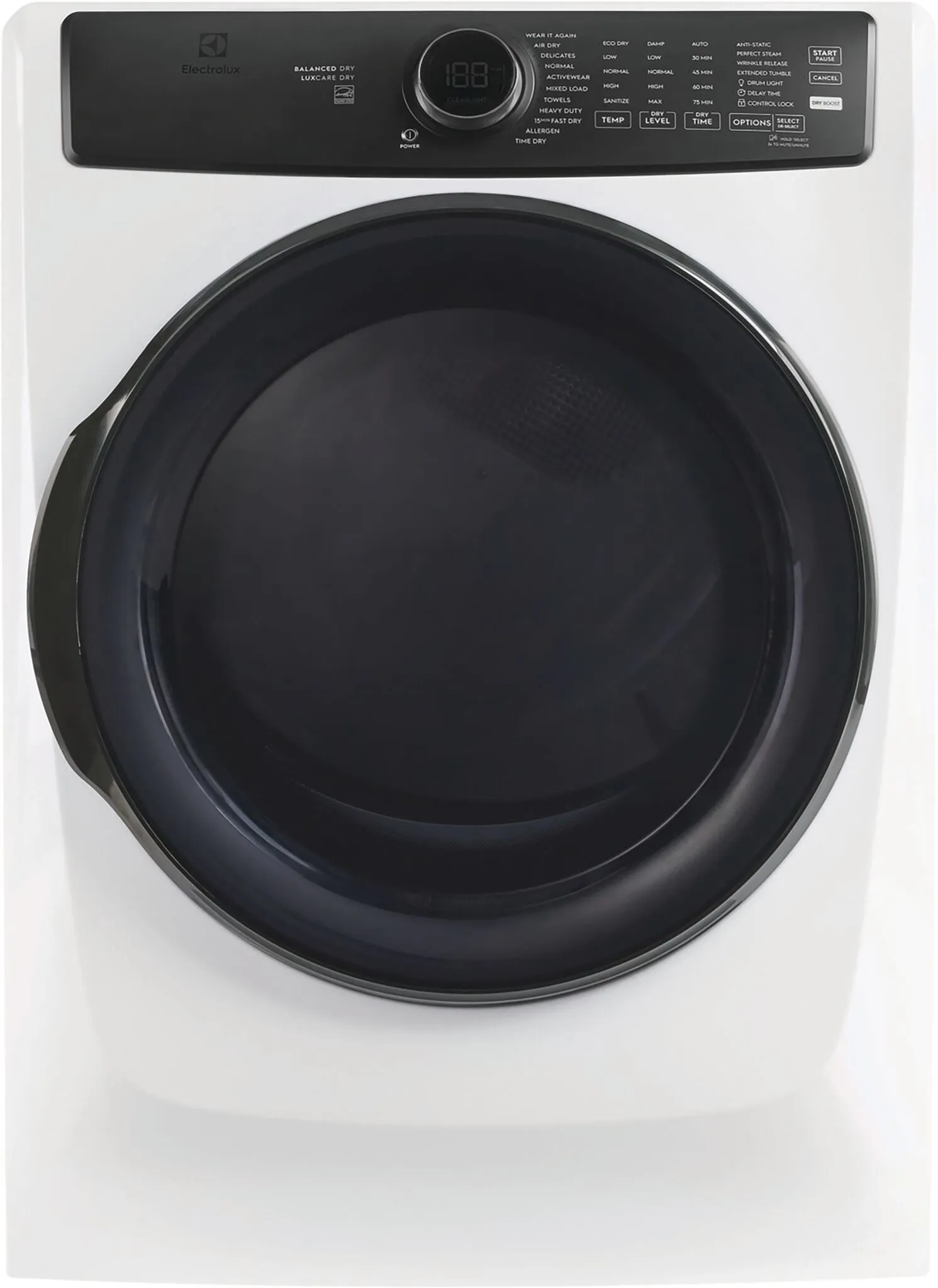 Electrolux White Front Load Perfect Steam Electric Dryer (8 Cu. Ft.) - ELFE773CAW