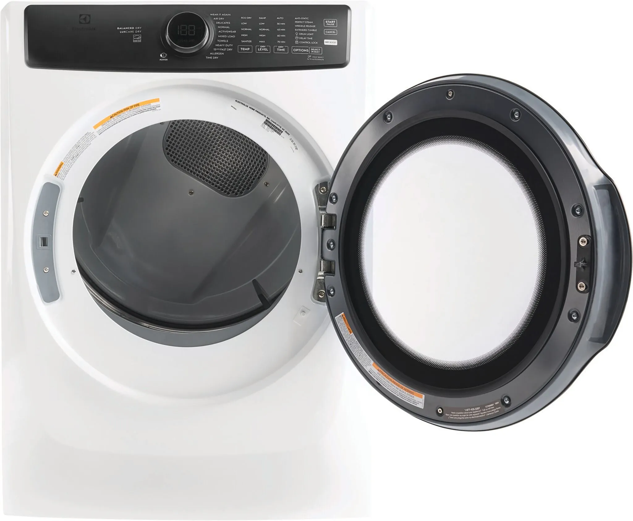 Electrolux White Front Load Perfect Steam Gas Dryer (8 Cu. Ft.) - ELFG7738AW