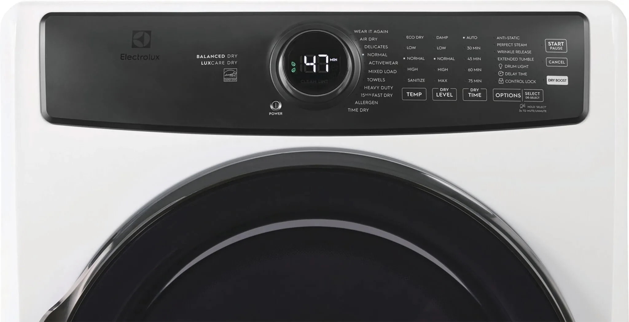Electrolux White Front Load Perfect Steam Gas Dryer (8 Cu. Ft.) - ELFG7738AW