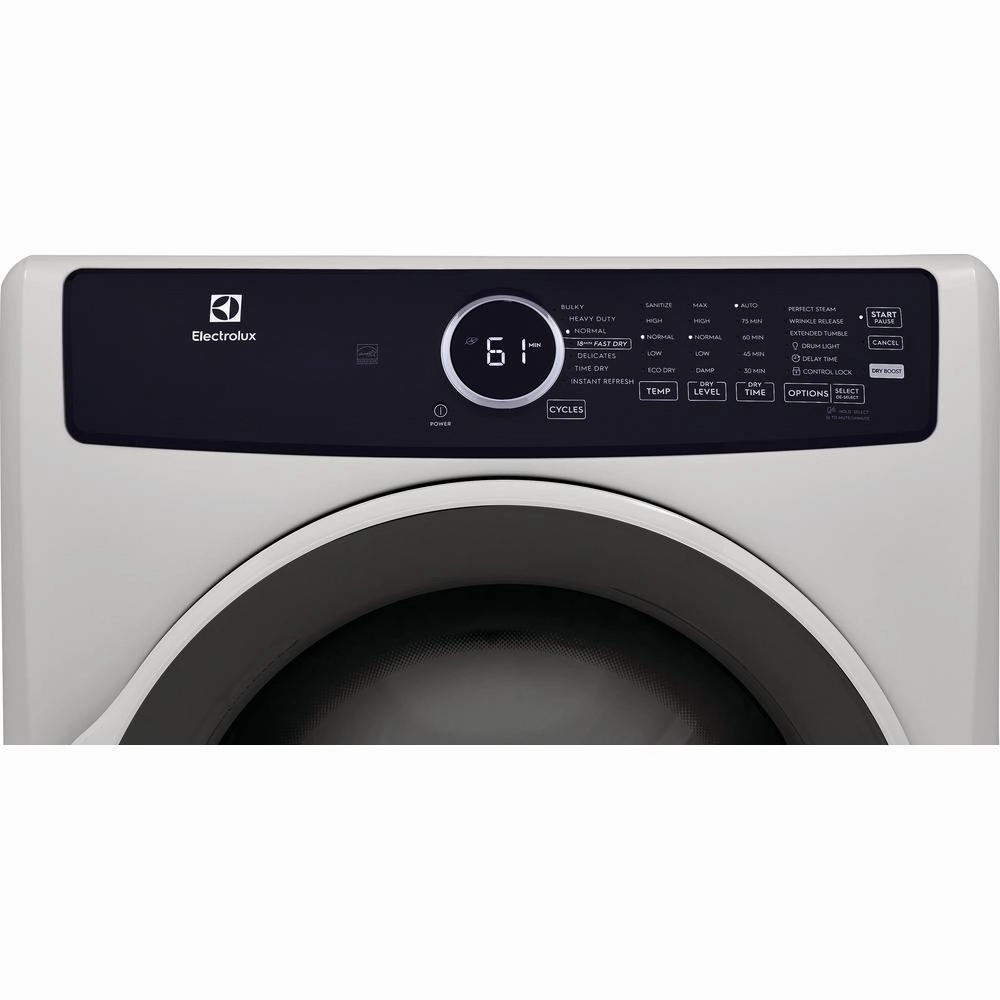 Electrolux 8.0 cu.ft. Electric Dryer with 7 Dry Programs ELFE743CAW