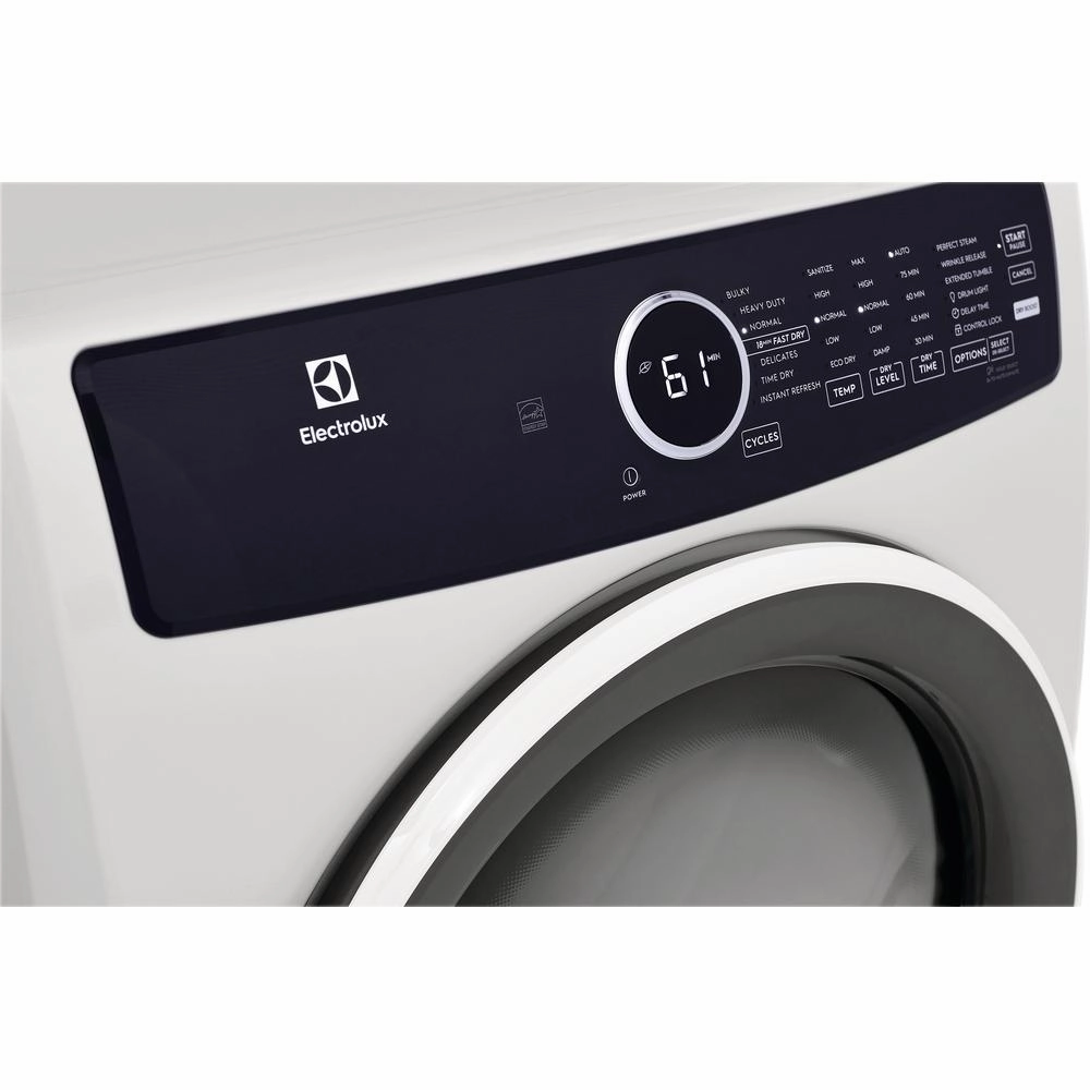 Electrolux 8.0 cu.ft. Electric Dryer with 7 Dry Programs ELFE743CAW
