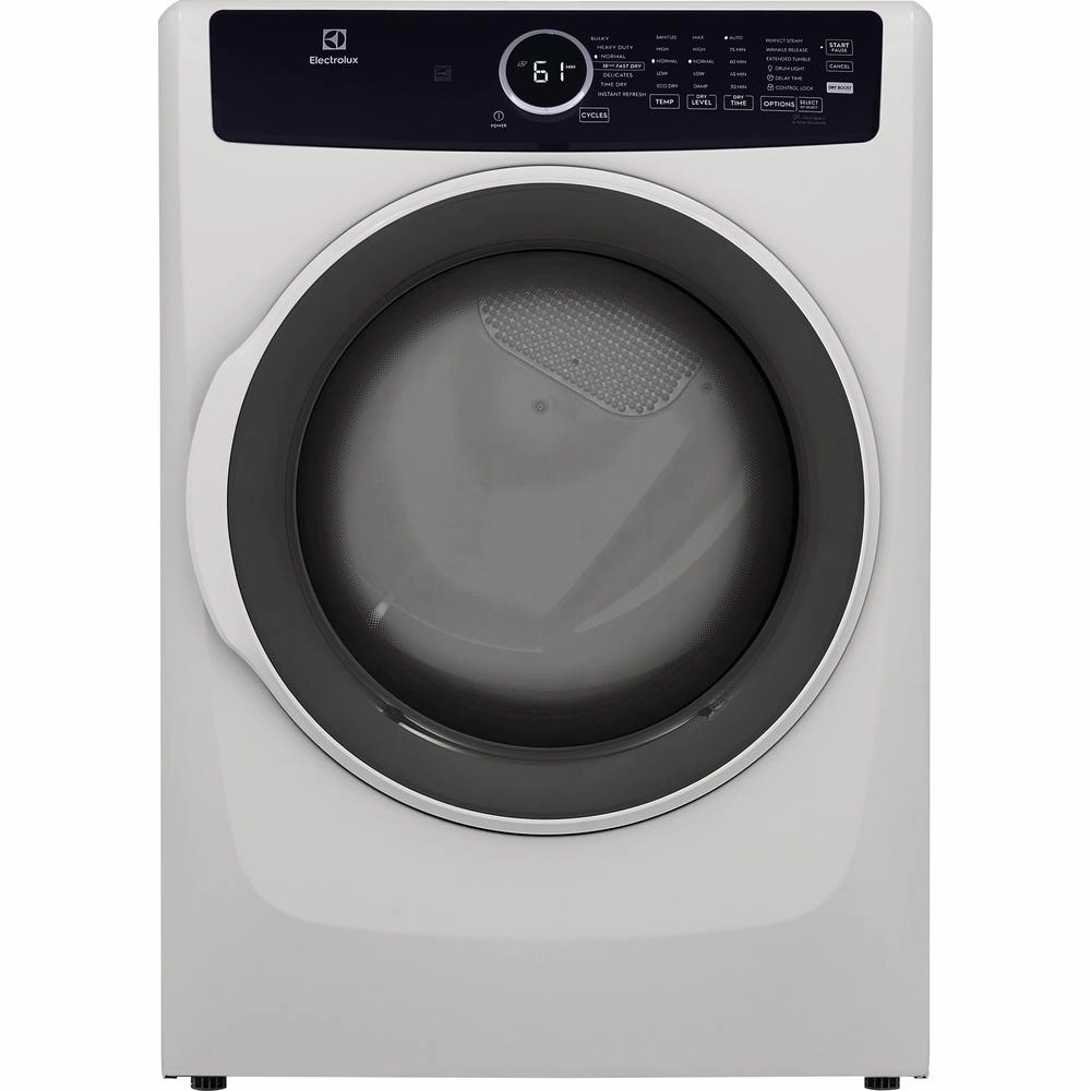 Electrolux 8.0 cu.ft. Electric Dryer with 7 Dry Programs ELFE743CAW