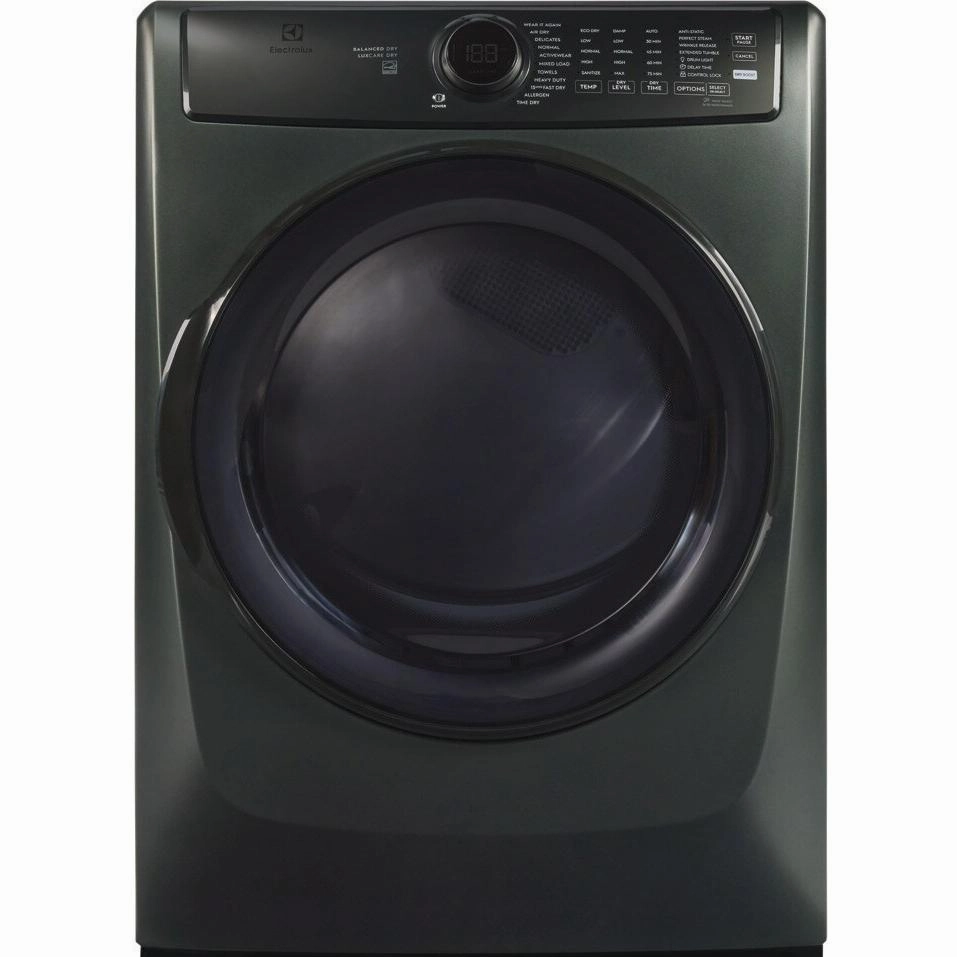 Electrolux 8.0 cu. ft. Front Load Perfect Steam Electric Dryer with Balanced Dry ELFE773CAA