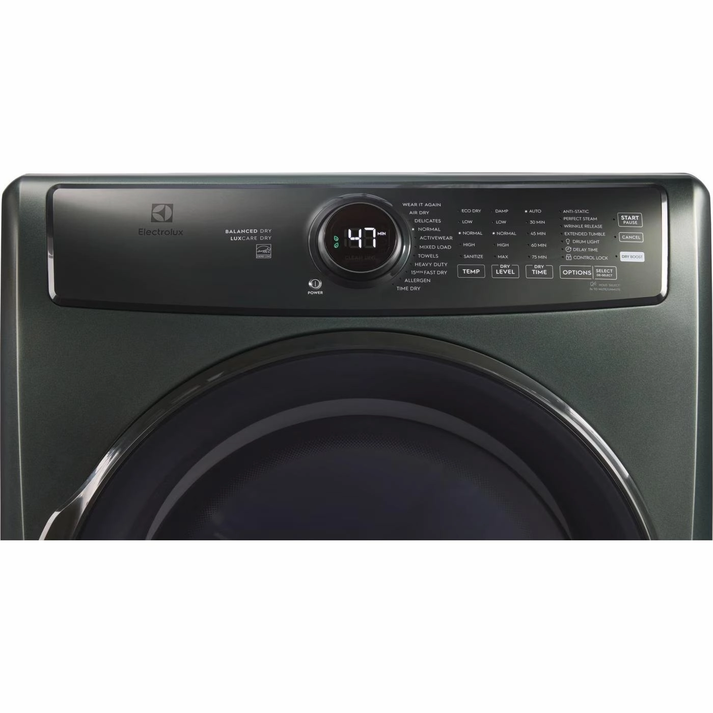 Electrolux 8.0 cu. ft. Front Load Perfect Steam Electric Dryer with Balanced Dry ELFE773CAA