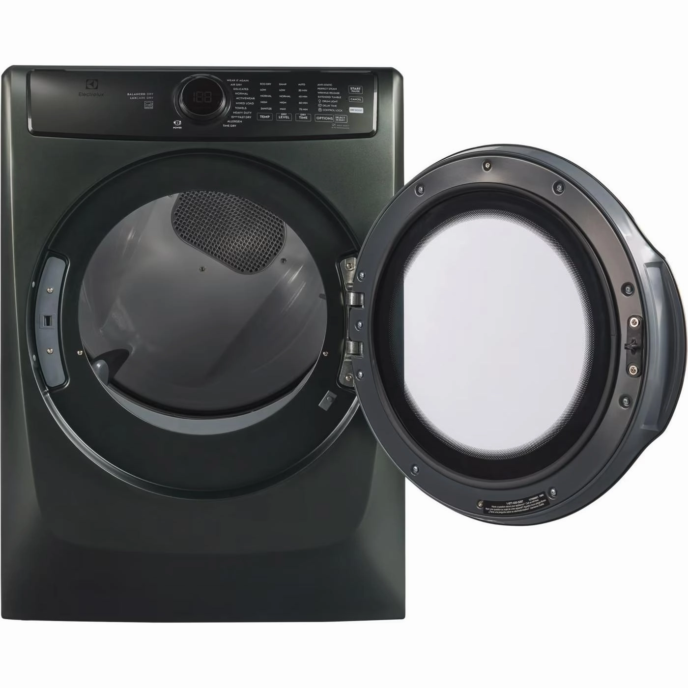 Electrolux 8.0 cu. ft. Front Load Perfect Steam Electric Dryer with Balanced Dry ELFE773CAA