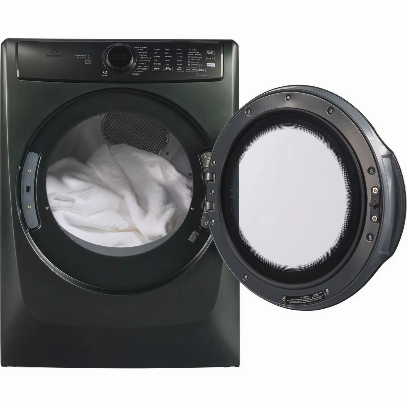 Electrolux 8.0 cu. ft. Front Load Perfect Steam Electric Dryer with Balanced Dry ELFE773CAA