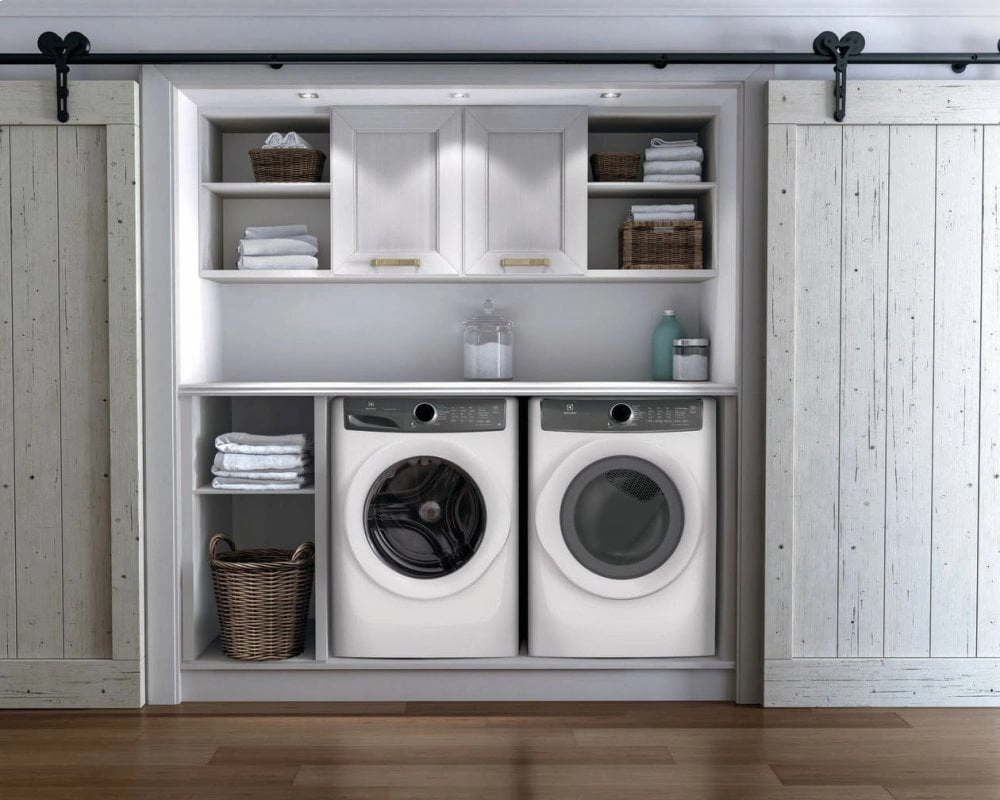 Electrolux EFME427UIW Front Load Perfect Steam&#8482; Electric Dryer With 7 Cycles - 8.0 Cu. Ft.