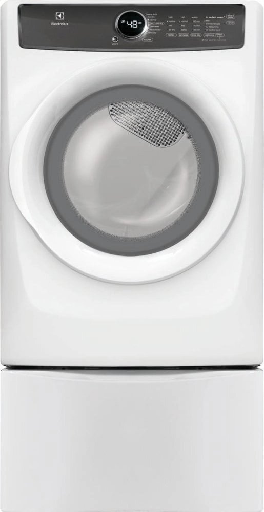 Electrolux EFME427UIW Front Load Perfect Steam&#8482; Electric Dryer With 7 Cycles - 8.0 Cu. Ft.