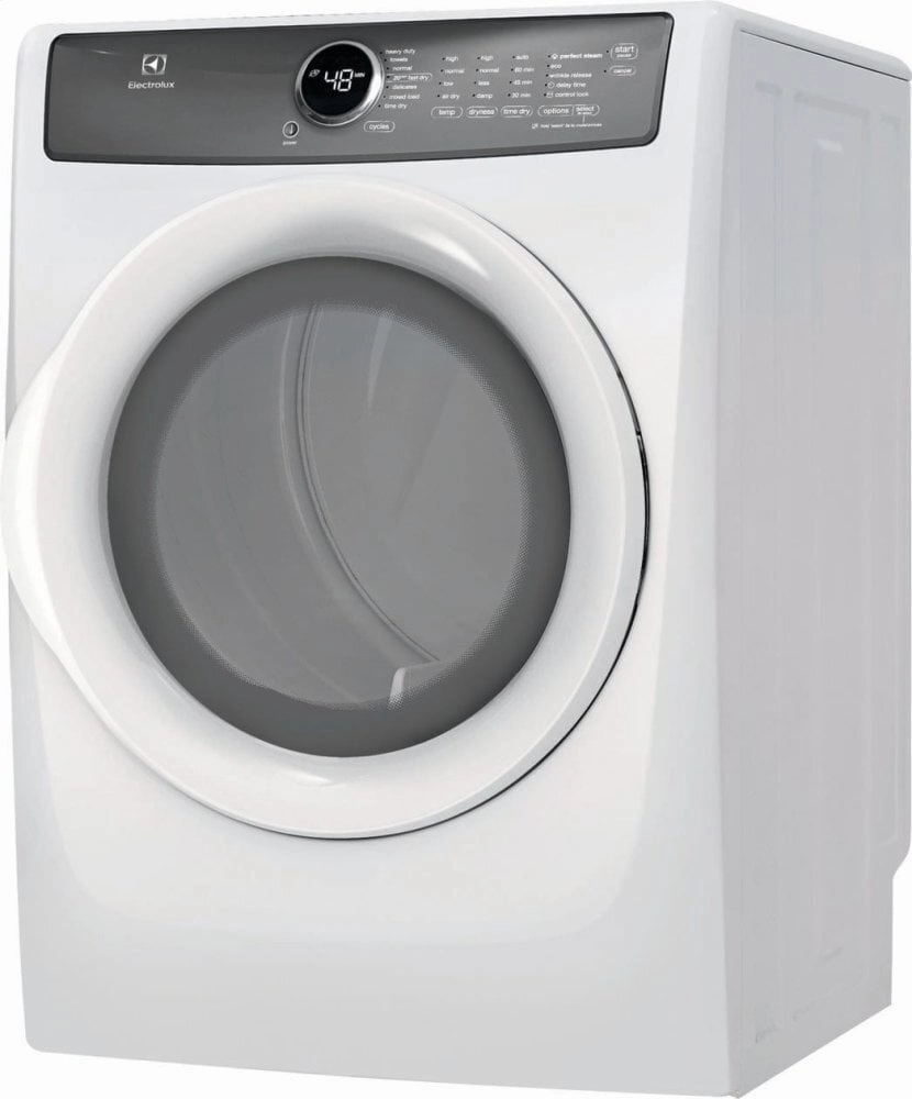 Electrolux EFME427UIW Front Load Perfect Steam&#8482; Electric Dryer With 7 Cycles - 8.0 Cu. Ft.