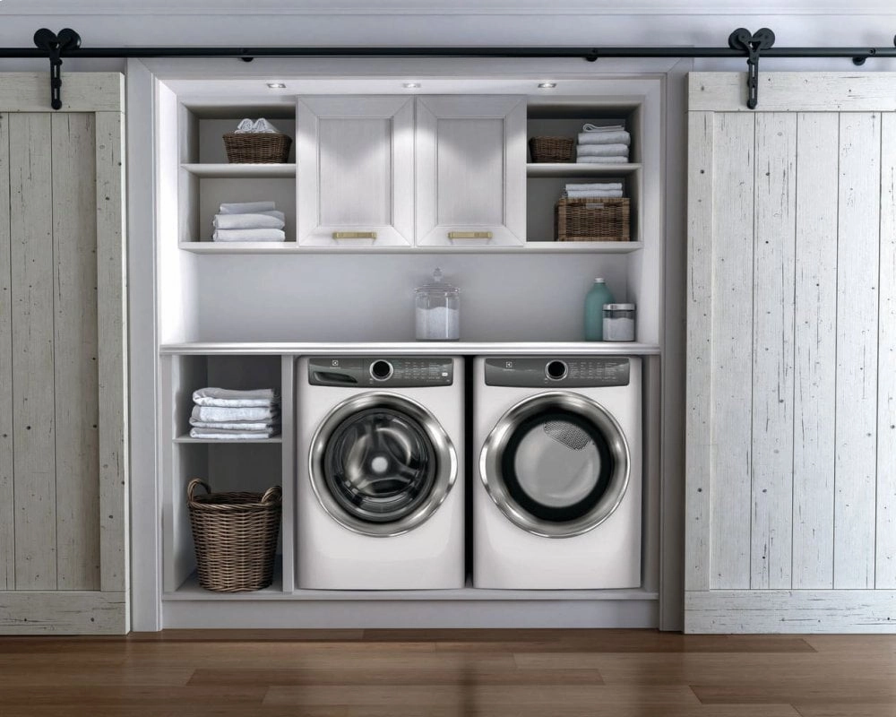 Electrolux EFME527UIW Front Load Perfect Steam&#8482; Electric Dryer With Luxcare Dry And Instant Refresh - 8.0 Cu. Ft.