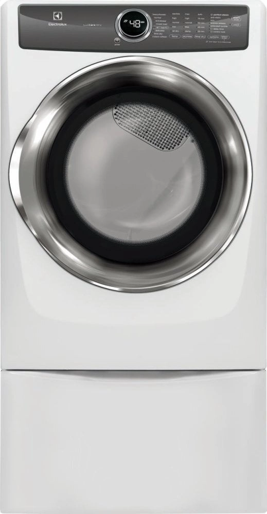 Electrolux EFME527UIW Front Load Perfect Steam&#8482; Electric Dryer With Luxcare Dry And Instant Refresh - 8.0 Cu. Ft.