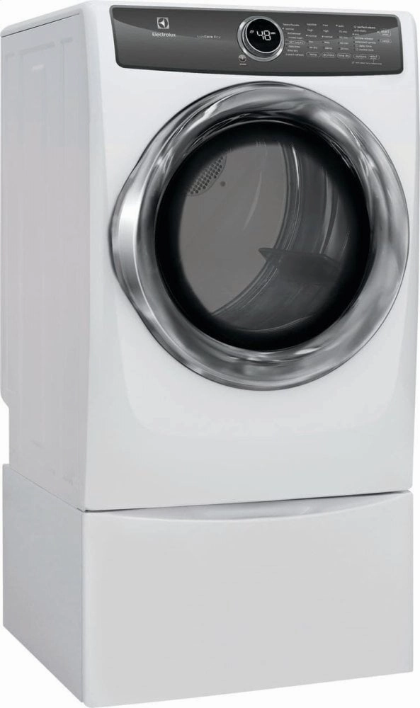 Electrolux EFME527UIW Front Load Perfect Steam&#8482; Electric Dryer With Luxcare Dry And Instant Refresh - 8.0 Cu. Ft.