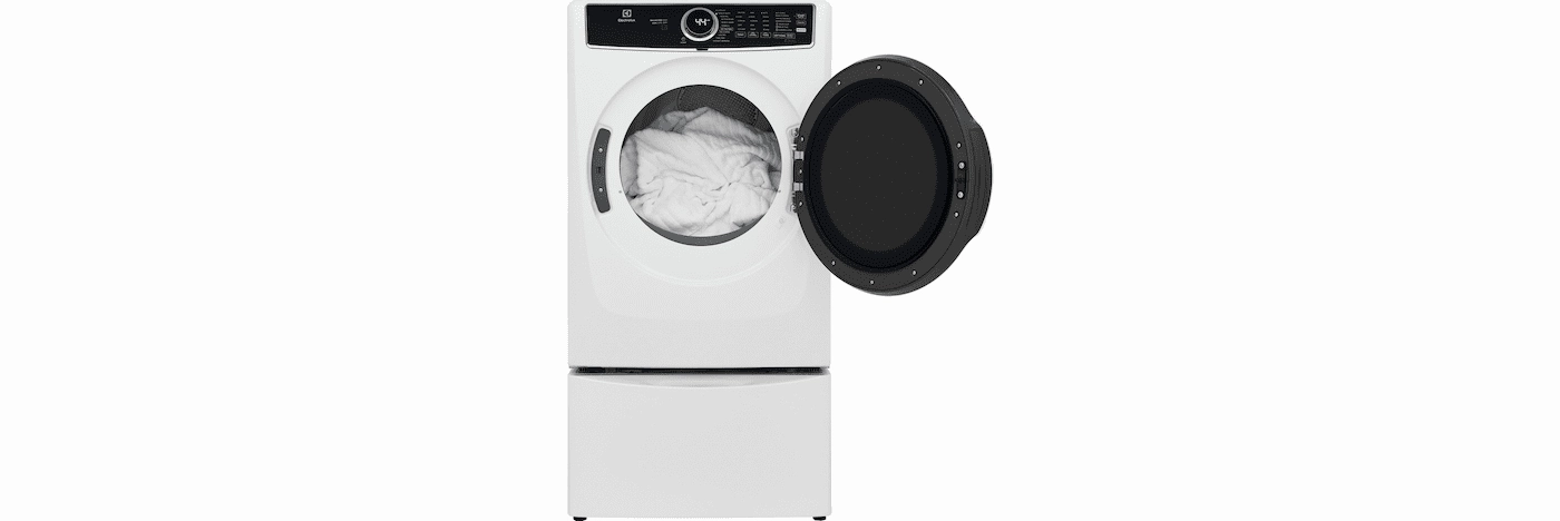 Electrolux ELFE7637AW Electric 8.0 Cu. Ft. Front Load Dryer