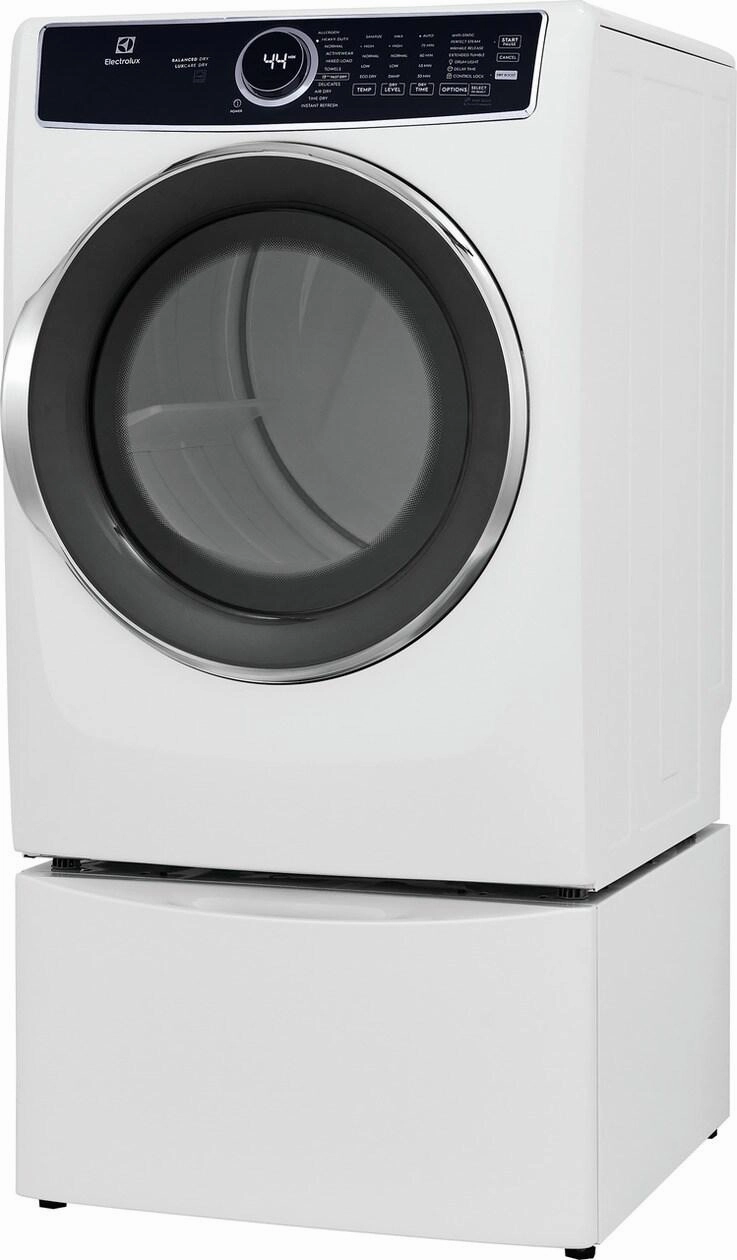 Electrolux ELFE7637BW Electrolux Front Load Perfect Steam&#8482; Electric Dryer With Balanced Dry&#8482; And Instant Refresh &#8482; 8.0 Cu. Ft.