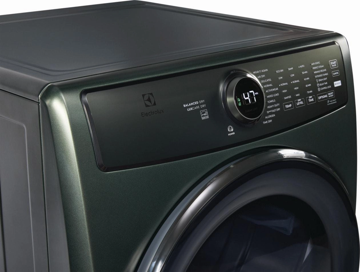 Electrolux ELFE7738AA Electrolux Front Load Perfect Steam&#8482; Electric Dryer With Balanced Dry&#8482; And Instant Refresh - 8.0 Cu. Ft.