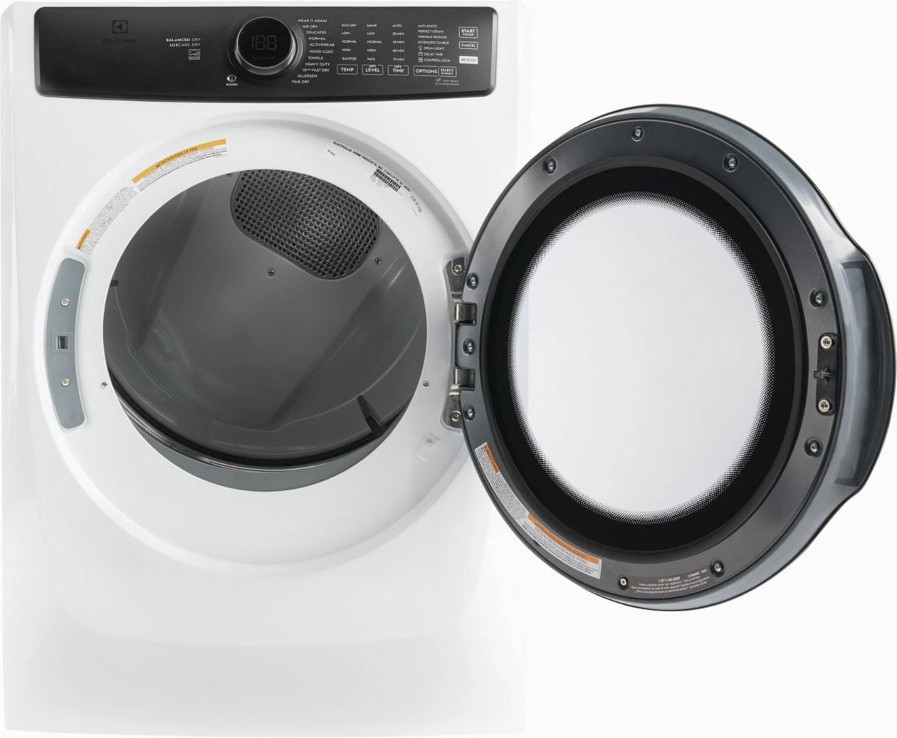 Electrolux ELFE7738AW Electrolux Front Load Perfect Steam&#8482; Electric Dryer With Balanced Dry&#8482; And Instant Refresh - 8.0 Cu. Ft.