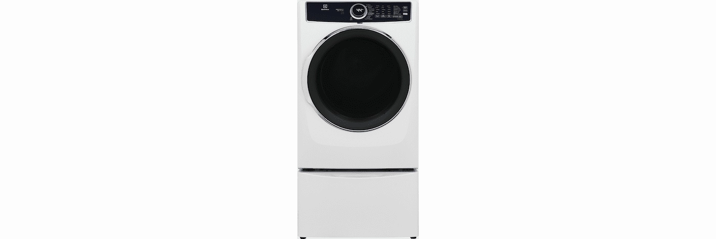 Electrolux ELFG7637AW Gas 8.0 Cu. Ft. Front Load Dryer