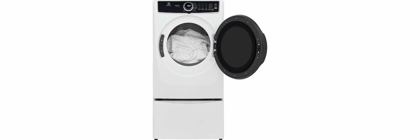Electrolux ELFG7637AW Gas 8.0 Cu. Ft. Front Load Dryer