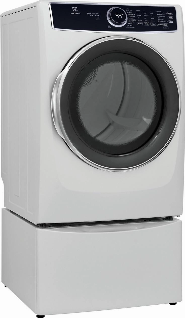Electrolux ELFG7637BW Electrolux Front Load Perfect Steam&#8482; Gas Dryer With Luxcare Dry And Instant Refresh &#8482; 8.0 Cu. Ft.