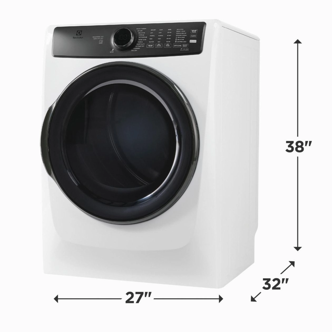 Electrolux ELFG7738AW Electrolux Front Load Perfect Steam&#8482; Gas Dryer With Luxcare Dry And Instant Refresh - 8.0 Cu. Ft.