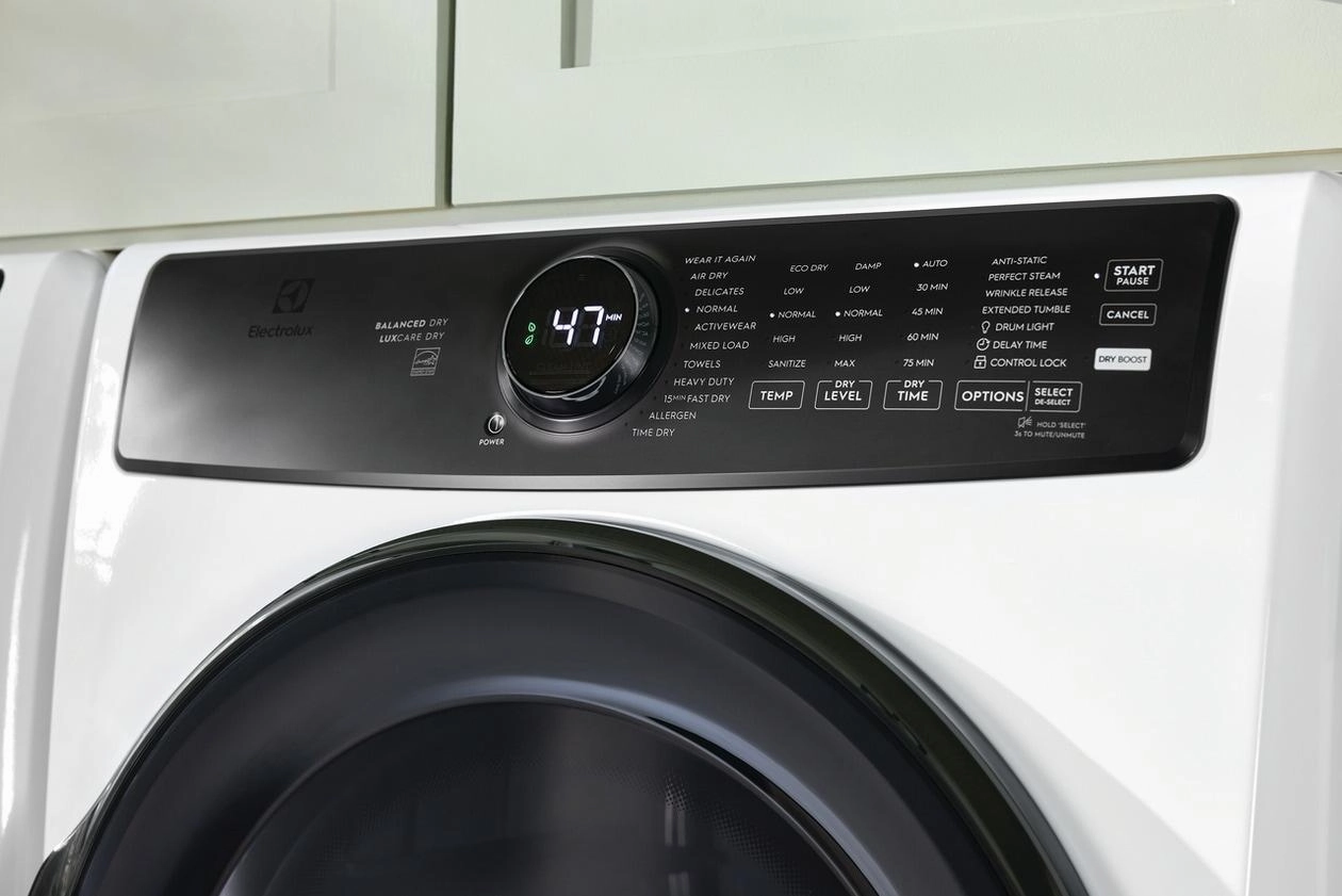 Electrolux ELFG7738AW Electrolux Front Load Perfect Steam&#8482; Gas Dryer With Luxcare Dry And Instant Refresh - 8.0 Cu. Ft.