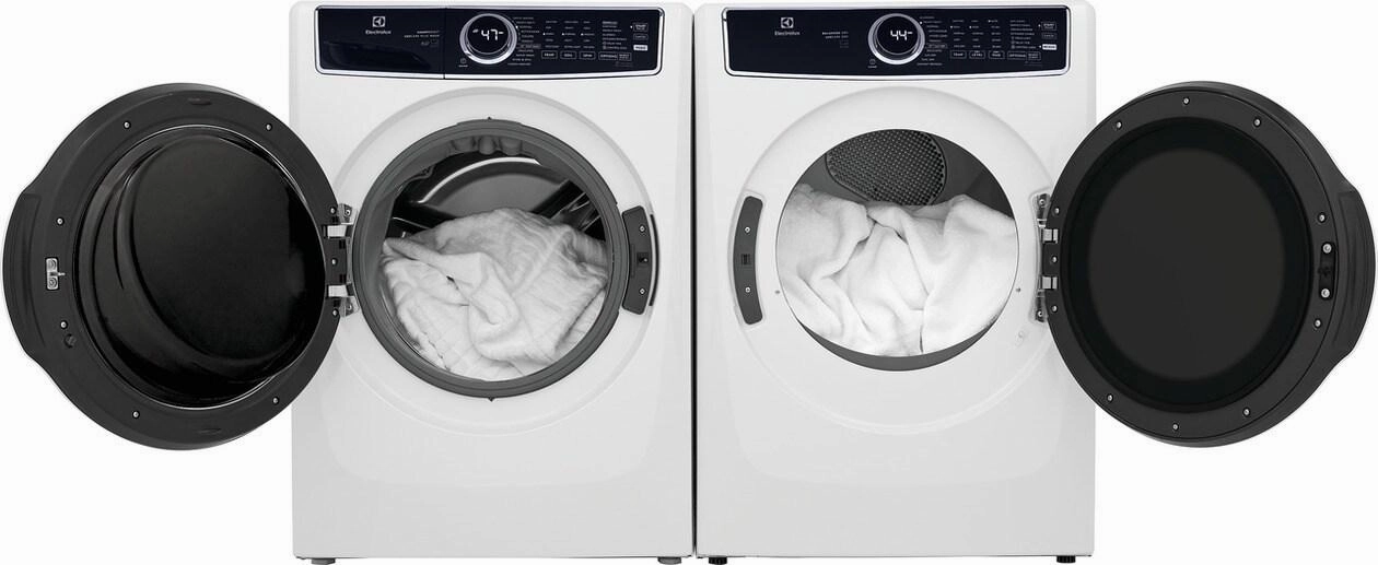 Electrolux Front Load Perfect Steam(TM) Electric Dryer with Balanced Dry(TM) and Instant Refresh - 8.0 Cu. Ft. - (ELFE7637AW)