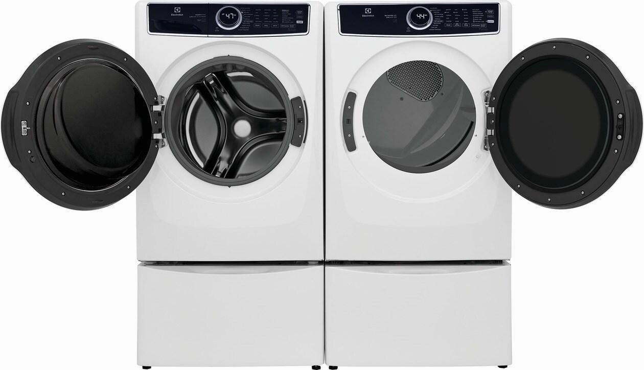 Electrolux Front Load Perfect Steam(TM) Electric Dryer with Balanced Dry(TM) and Instant Refresh - 8.0 Cu. Ft. - (ELFE7637AW)