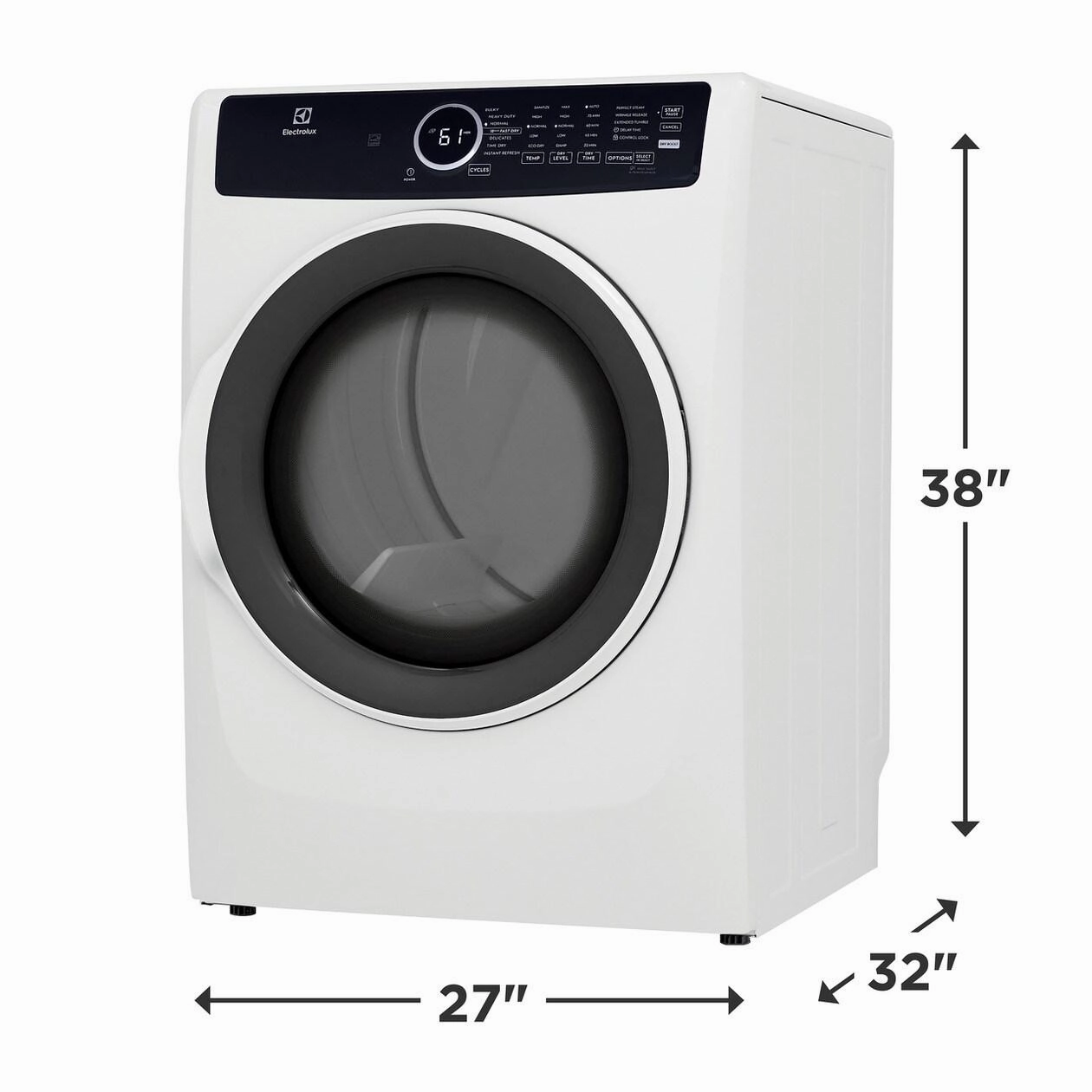 Electrolux Front Load Perfect Steam(TM) Gas Dryer with Instant Refresh - 8.0 Cu. Ft. - (ELFG7437AW)