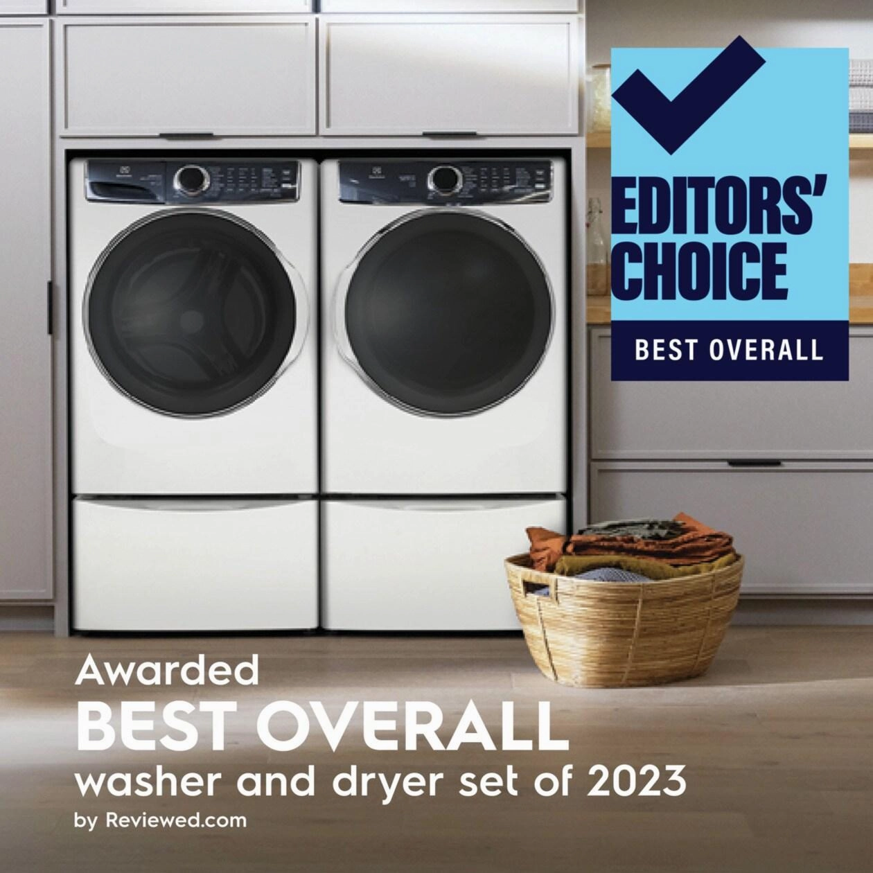 Electrolux Front Load Perfect Steam(TM) Gas Dryer with LuxCare(R) Dry and Instant Refresh - 8.0 Cu. Ft. - (ELFG7637AW)