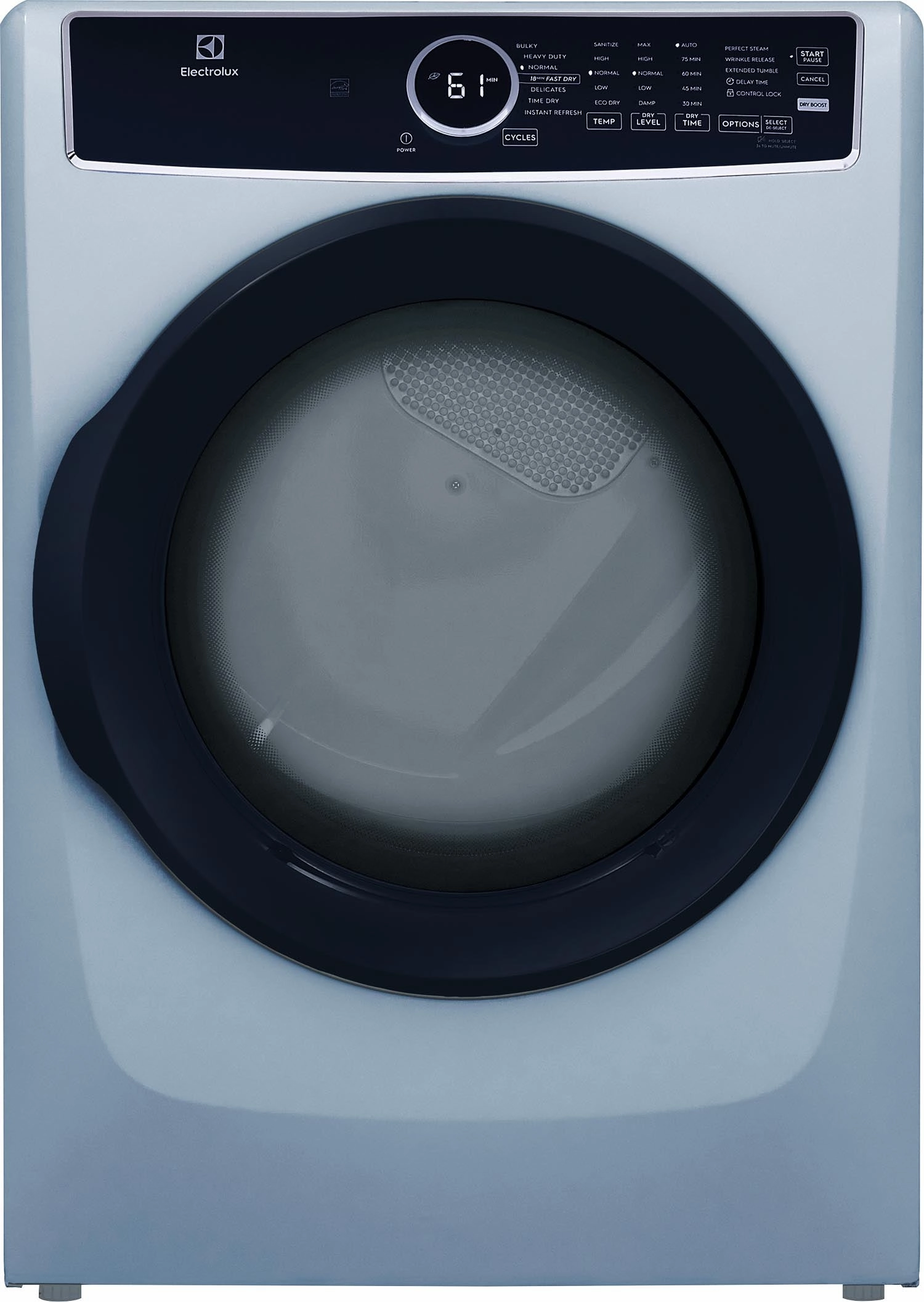 Electrolux Glacier Blue Front Load Electric Dryer (8 cu. ft.) - ELFE743CAG
