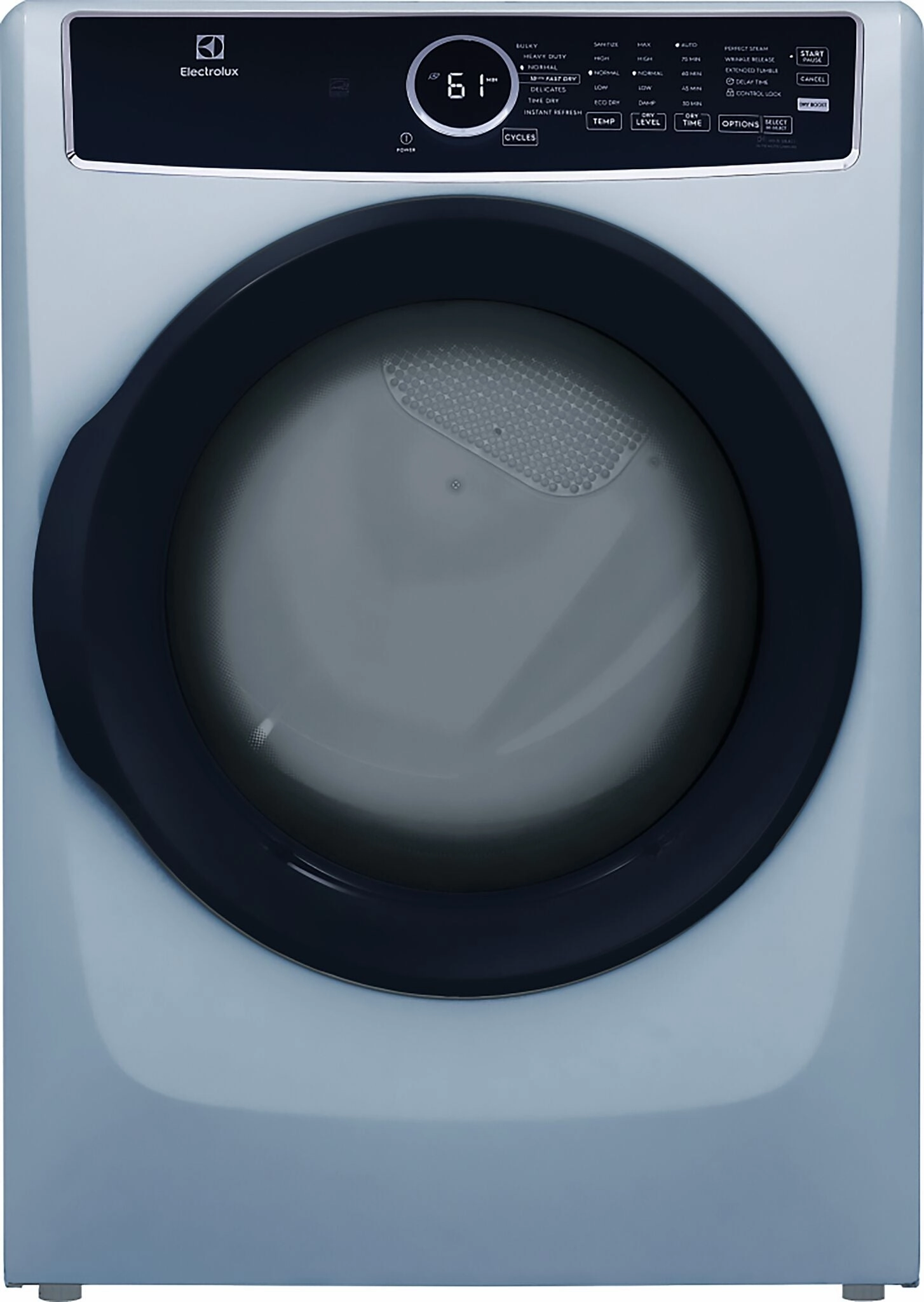 Electrolux Glacier Blue Front Load Perfect Steam Gas Dryer with Instant Refresh (8.0 Cu. Ft.) - ELFG7437AG