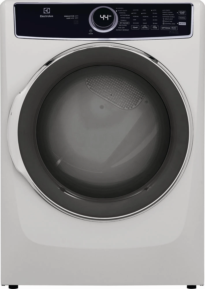 Electrolux White Front Load Electric Steam Dryer (8.0 Cu. Ft.) - ELFE753CAW