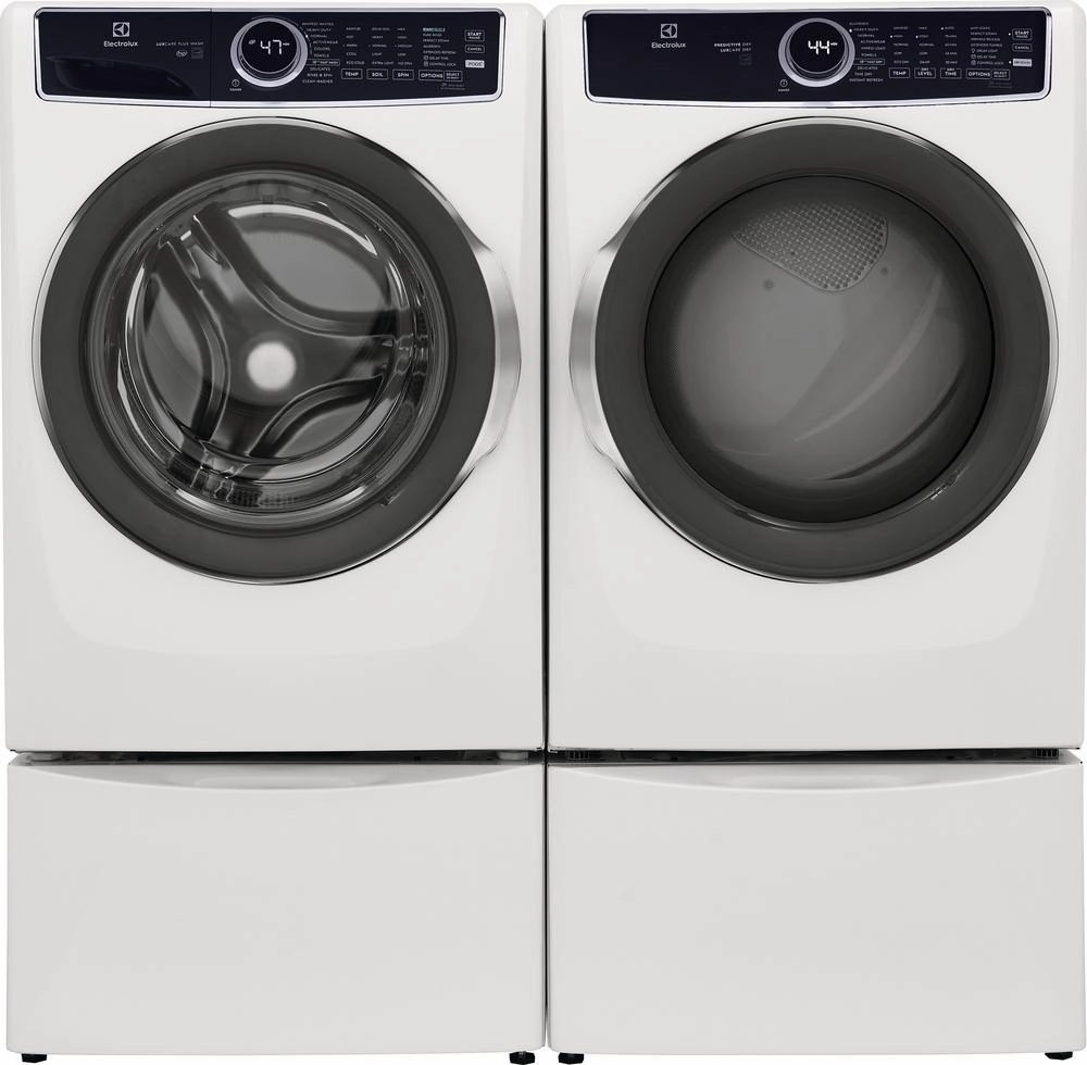 Electrolux White Front Load Gas Steam Dryer (8.0 Cu. Ft.) - ELFG7537AW