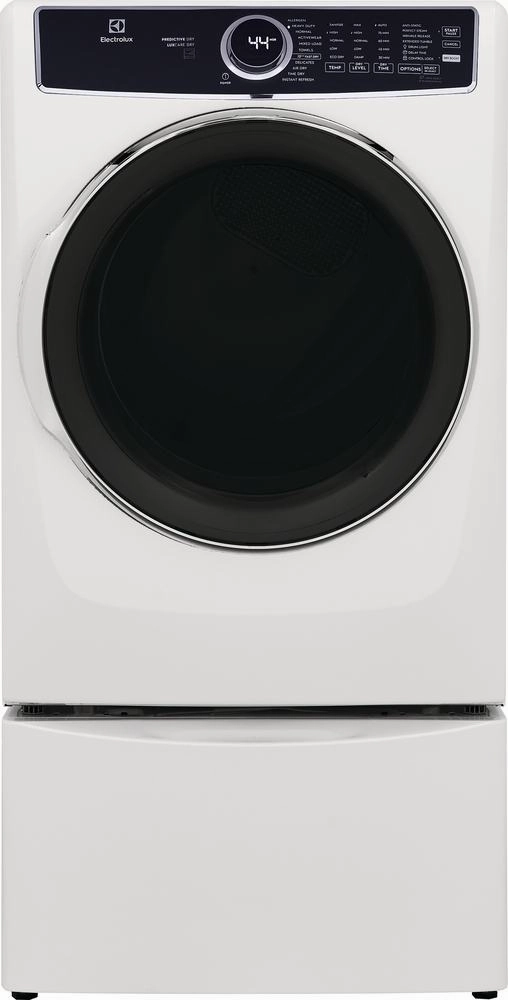 Electrolux White Front Load Gas Steam Dryer (8.0 Cu. Ft.) - ELFG7637AW