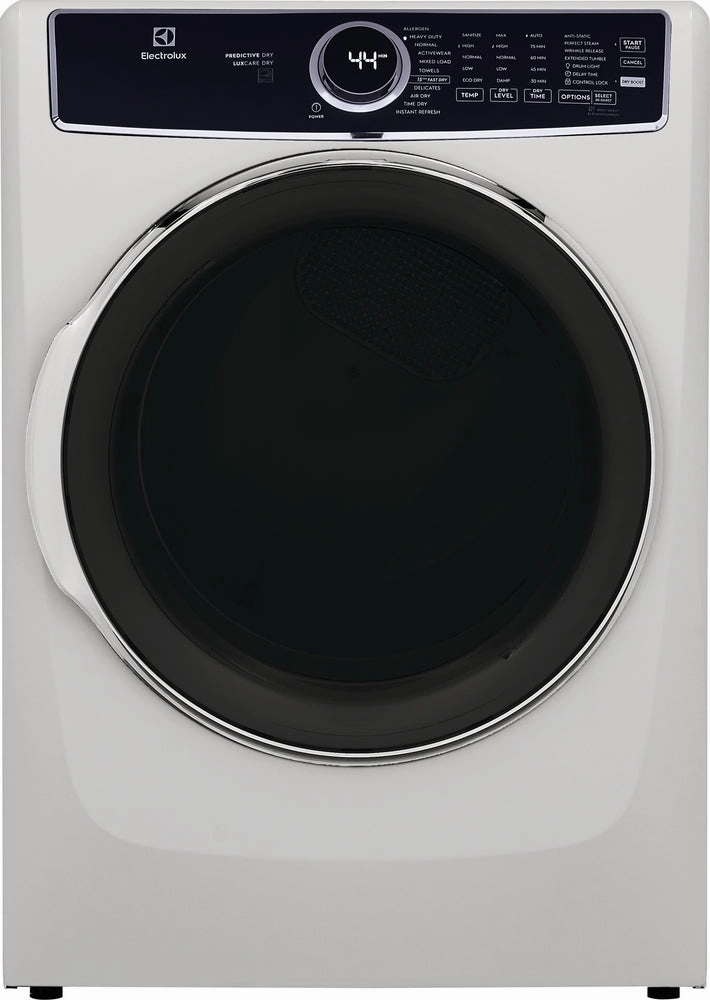 Electrolux White Front Load Gas Steam Dryer (8.0 Cu. Ft.) - ELFG7637AW