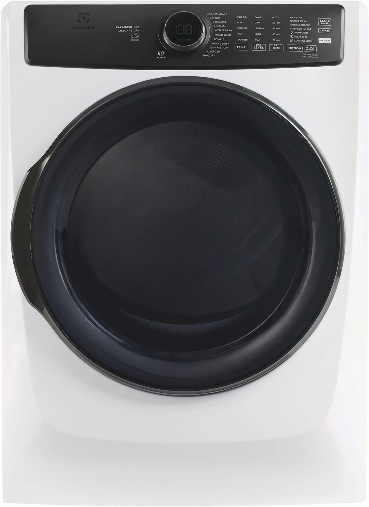 Electrolux White Front Load Perfect Steam Electric Dryer (8 Cu. Ft.) - ELFE773CAW