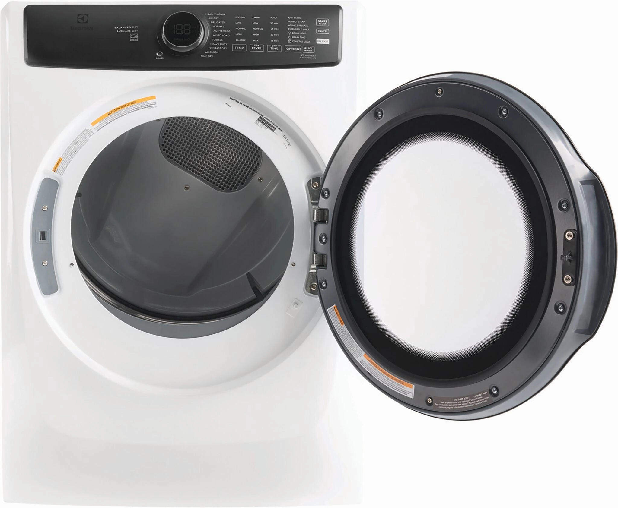 Electrolux White Front Load Perfect Steam Electric Dryer (8 Cu. Ft.) - ELFE773CAW