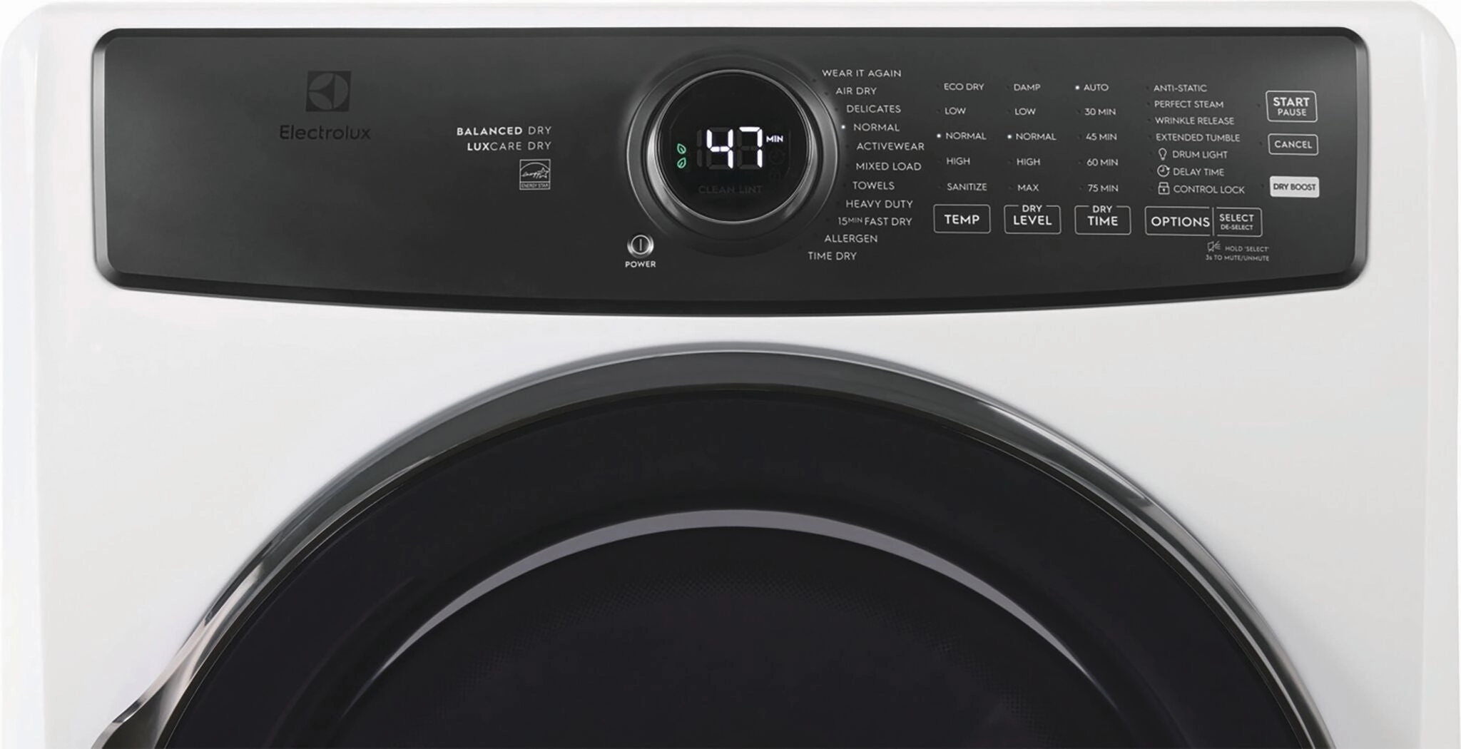 Electrolux White Front Load Perfect Steam Gas Dryer (8 Cu. Ft.) - ELFG7738AW