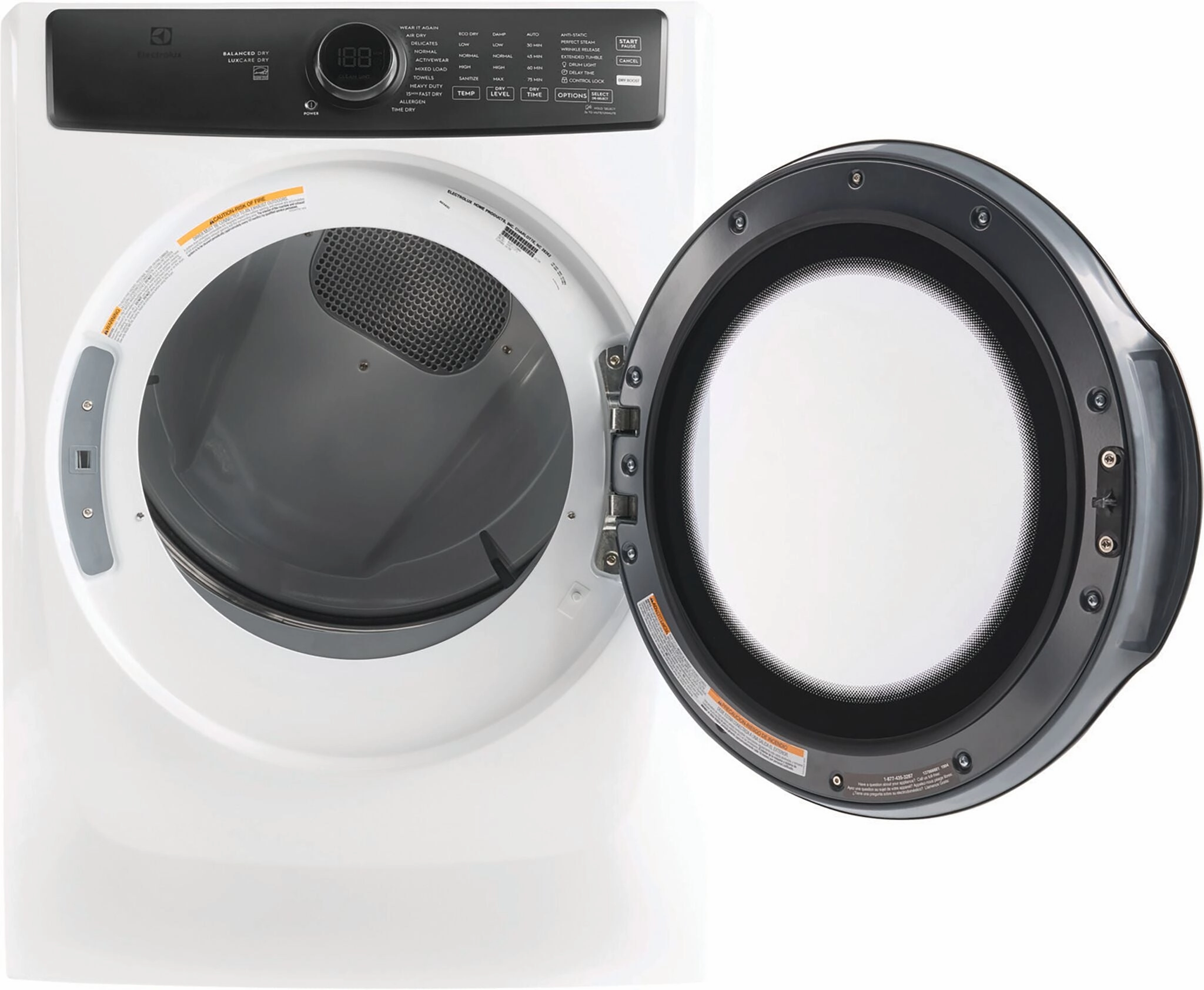 Electrolux White Front Load Perfect Steam Gas Dryer (8 Cu. Ft.) - ELFG7738AW
