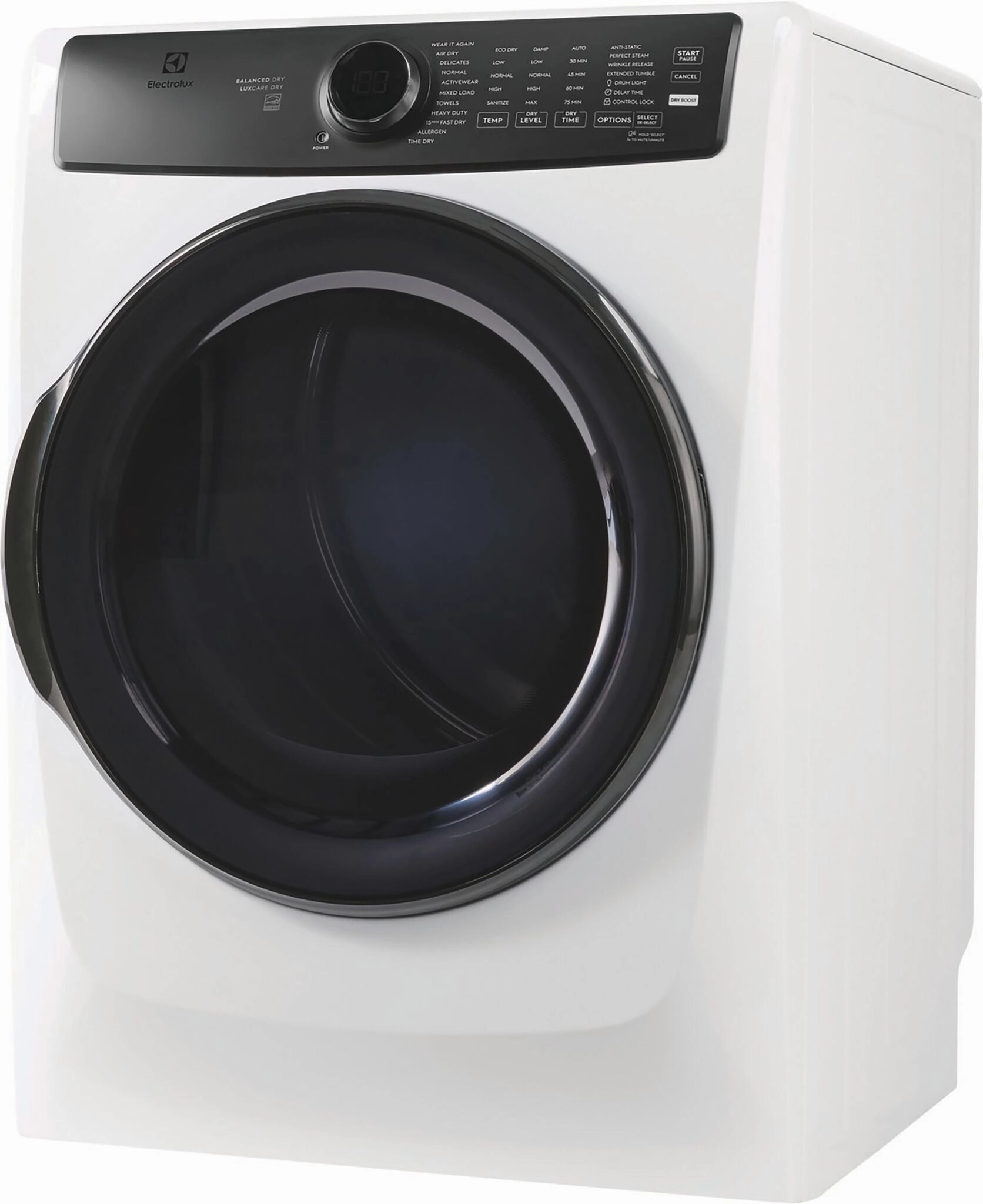 Electrolux White Front Load Perfect Steam Gas Dryer (8 Cu. Ft.) - ELFG7738AW