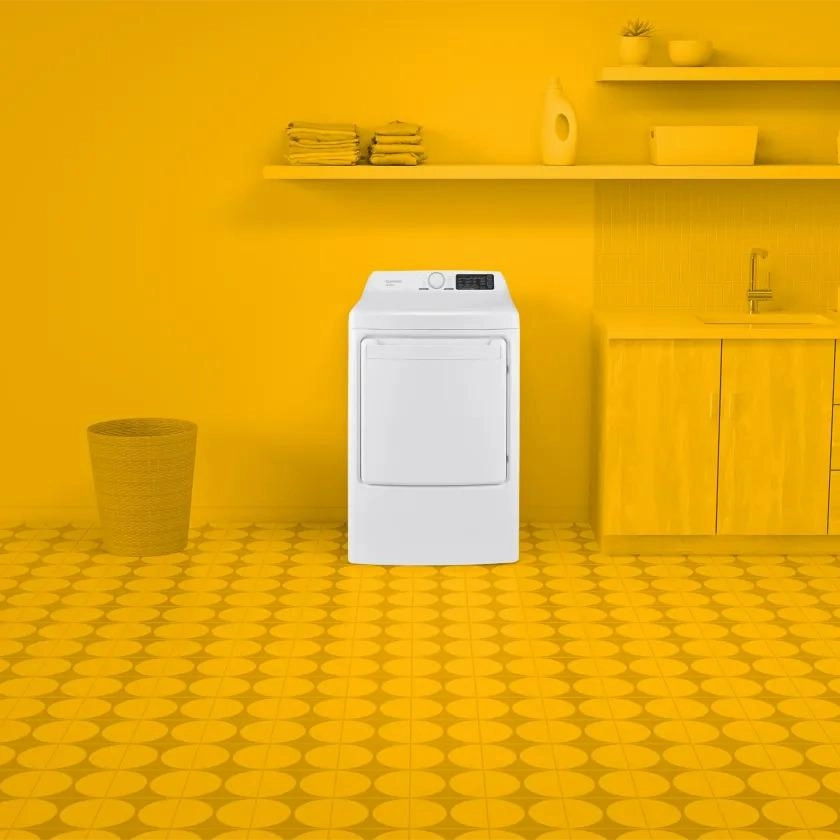 Element Appliance ETD7527GBW Element 7.5 Cu. Ft. Gas Dryer - White, Energy Star (Etd7527Gbw)