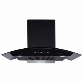 Elica FLCG PLUS 900 HAC LTW MS NERO Auto Clean Wall Mounted Chimney