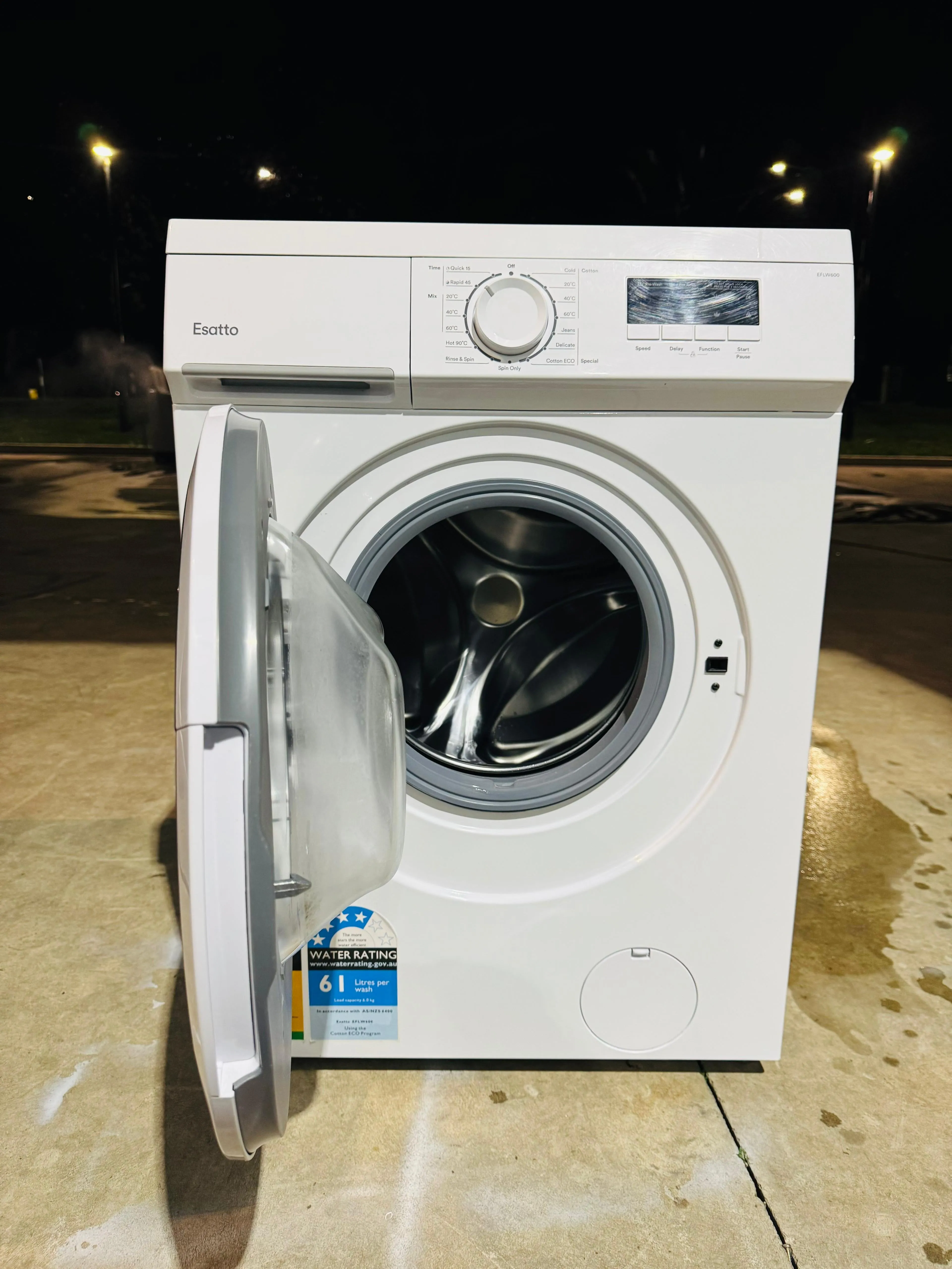 **ESATTO 6KGS FRONT LOADER WASHING MACHINE**