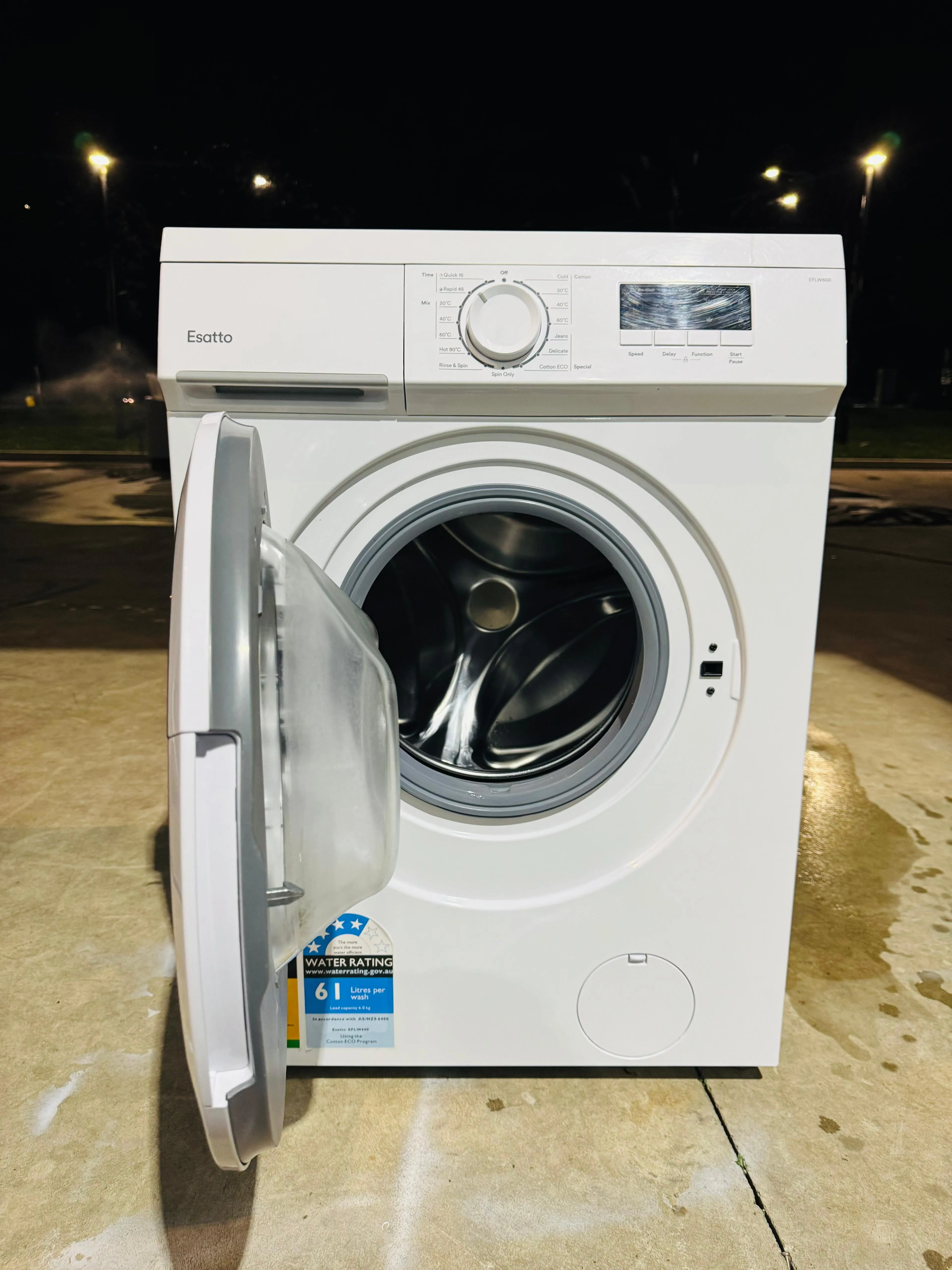 **ESATTO 6KGS FRONT LOADER WASHING MACHINE**