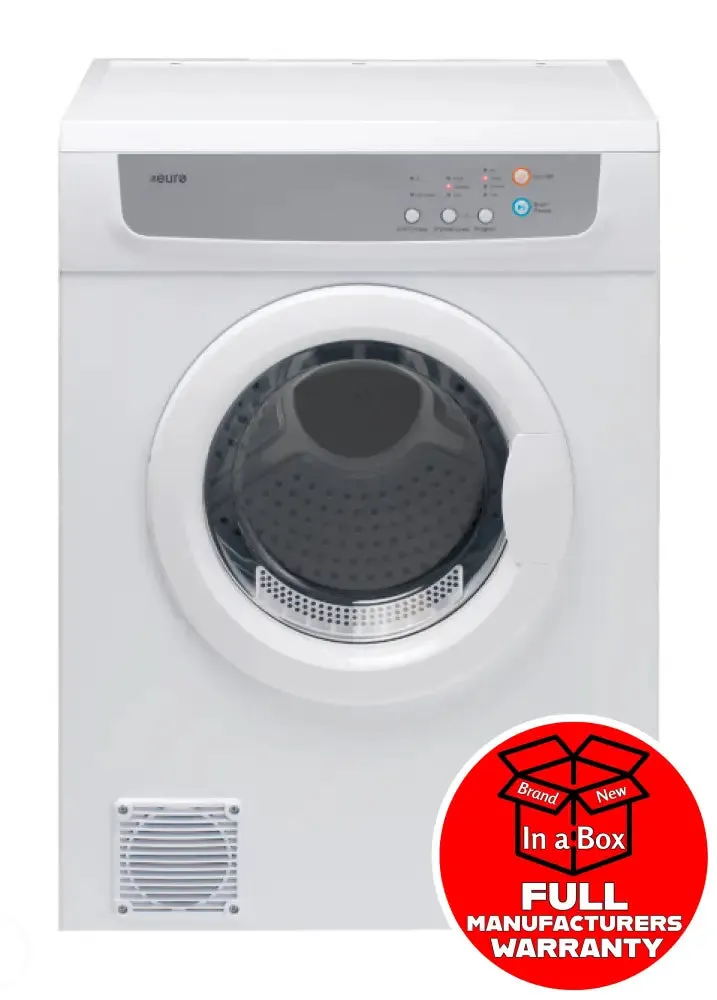 Euro E7SDWH 7KG Wall Mountable Sensor Clothes Dryer