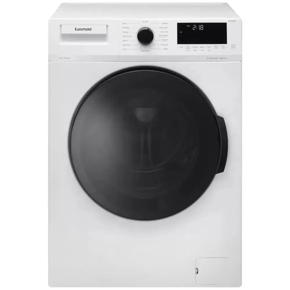 Euromaid EFLP1000W 10kg Front Loader Washing Machine White