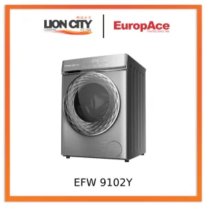 EuropAce EFW 9102Y 10 Kg Front Load Washing Machine EFW9102Y