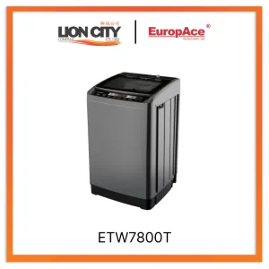 Europace ETW7800TGM Top Load Washer 8Kg ETW 7800T