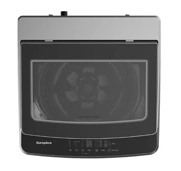 EuropAce ETW8800DGM 8KG Top Load Washer - Gun Metal