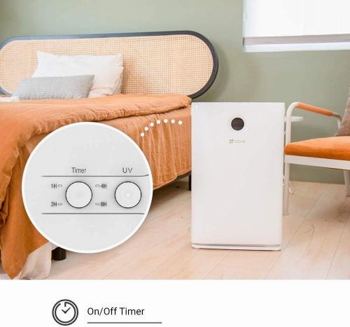 Ezviz UV-C Air Purifier, White, Festers Covers up to 42
